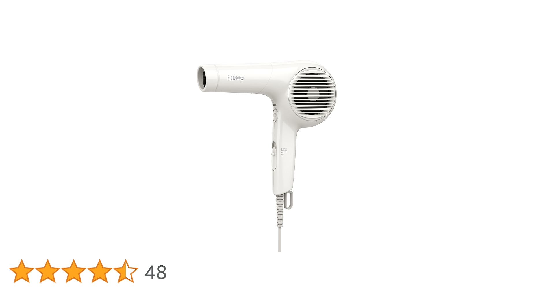 Amazon | Nobby NB4100 マイナスイオン ヘアー ドライヤー 1400W