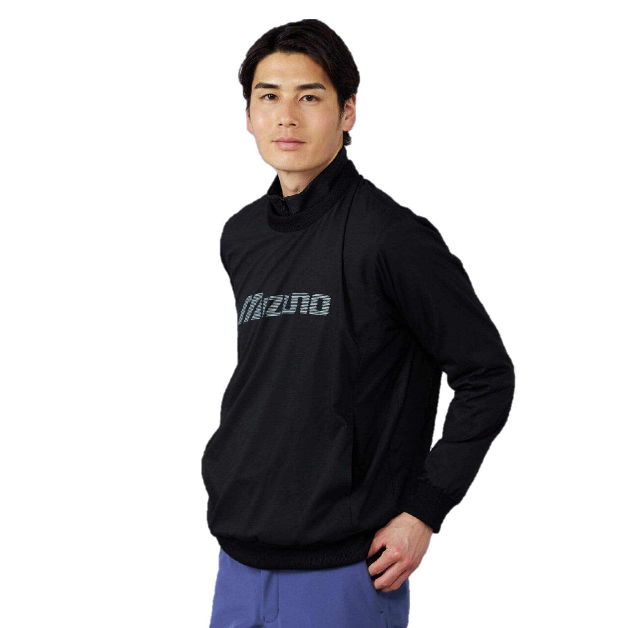 MIZUNO(ミズノ) ゴルフウェア3WAYツインブルゾン2枚組セット（フルジップニット+プルオーバー） 発熱素材 保温性 撥水 2wayストレッチ E2MHC501メンズ