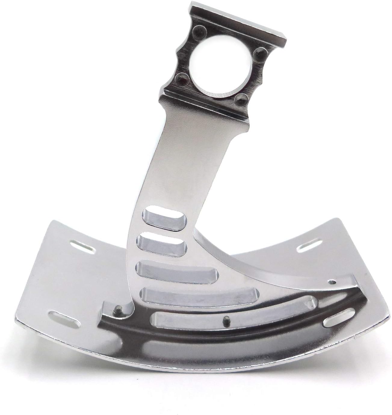HONGK- Curved Mount License Plate Tag Holder Bracket Compatible with Cbr 900R 929R 954R Rc51 Silver [B01C0SROA8]