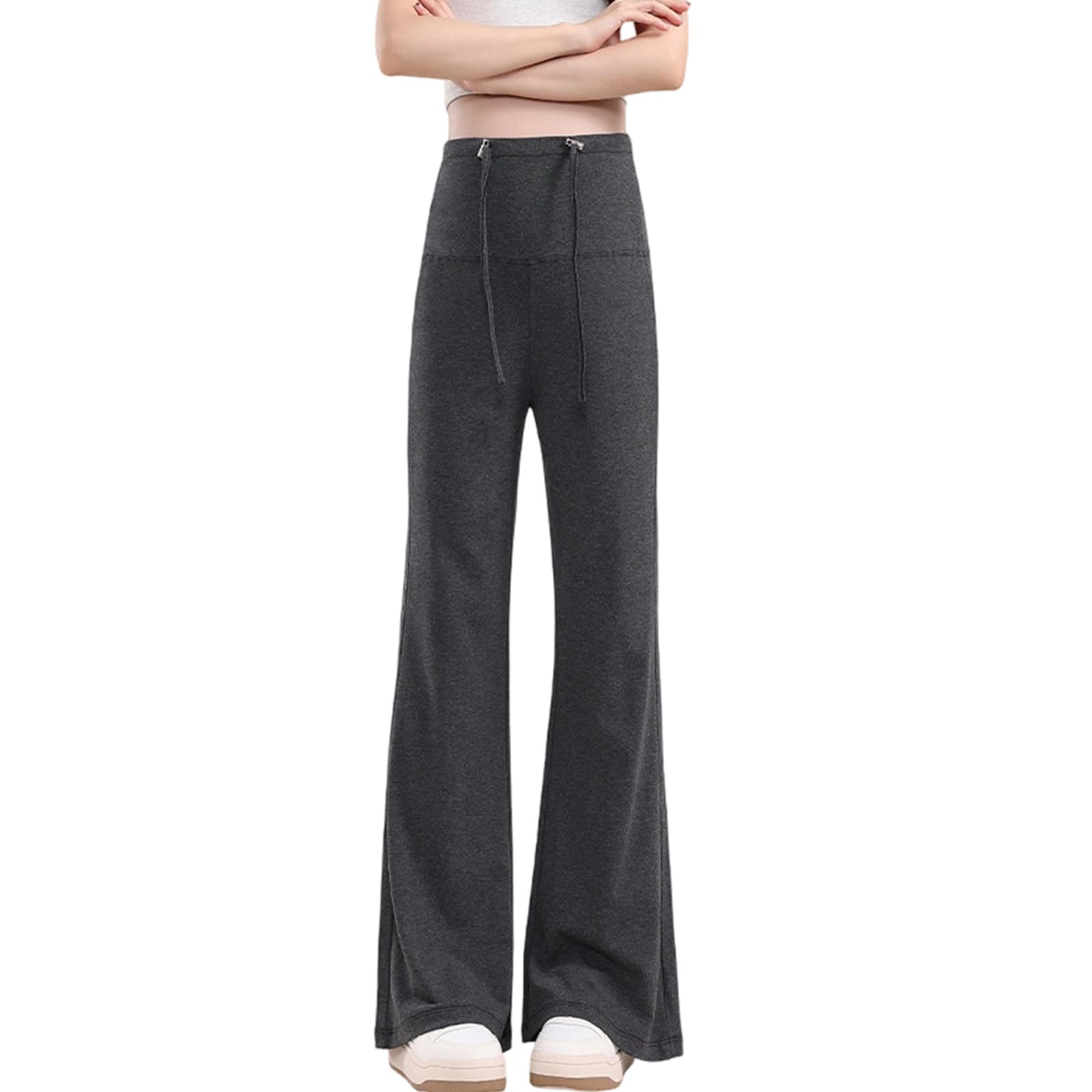 Pantalon de maternité évasé haut de gamme vêtement chaud - 8