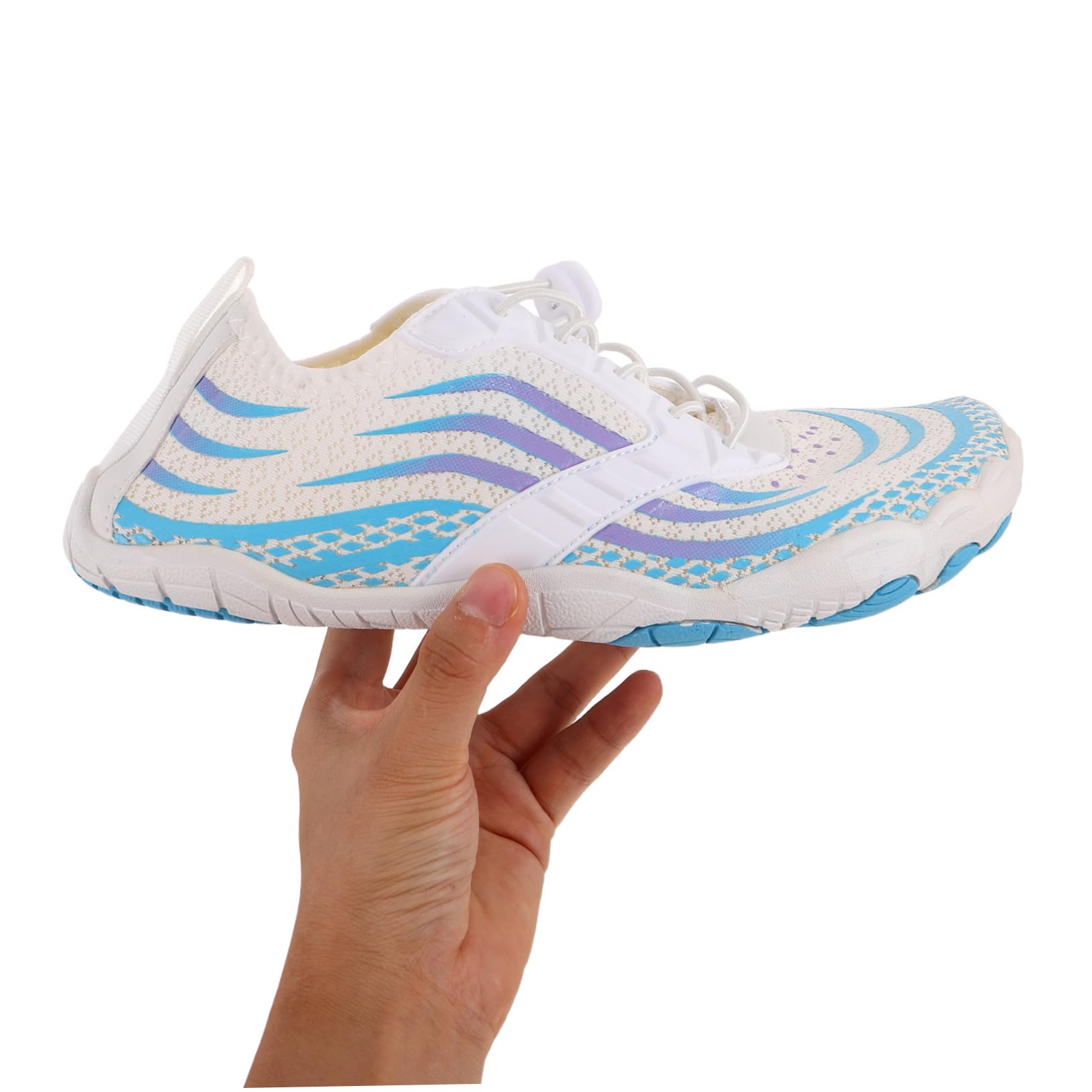 Zapatos de Agua Descalzos Unisex Talla 40, Secado Rápido y Antideslizante | 1 Par, Goma y Mesh Cloth, 25.5cm 8.5 US 6 Uk 38.5 Bra 40 Eu, Decoracion Verano
