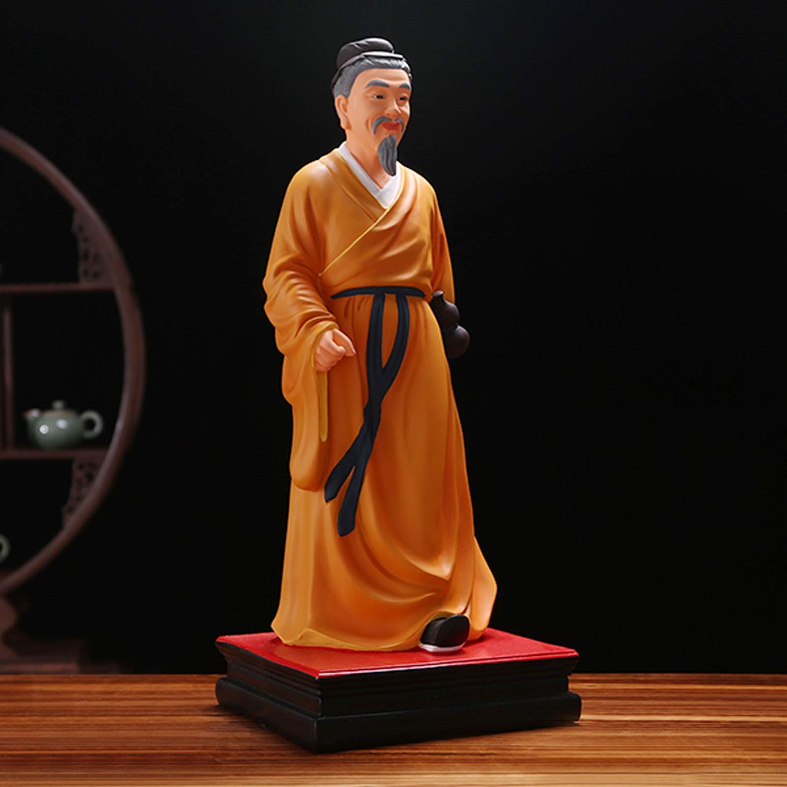 For el hogar, oficina, escritorio, mesa, baño, decoración, Buda sentado, estatua de Buda Feng Shui chino, artículos de decoración de escritorio, colección de estatuas de protección de la fortuna, buen
