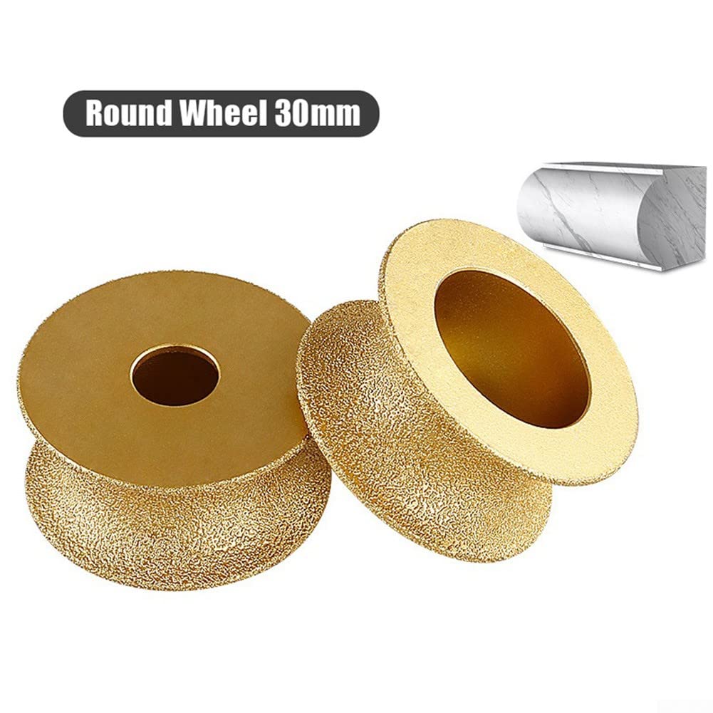 Muelas abrasivas radiales, Disco de diamante 75 mm (3 pulgadas) for amoladora angular, disponible en varios grosores for piedra, mármol, granito y cuarzo(30mm)