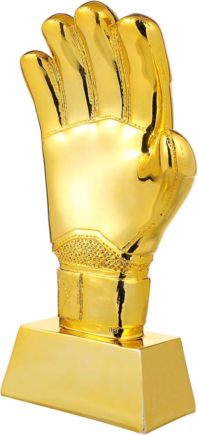 Soccer Trophy Decor Goalkeeper Glove Trophy Award Soccer Supply Wear Resistant Glove