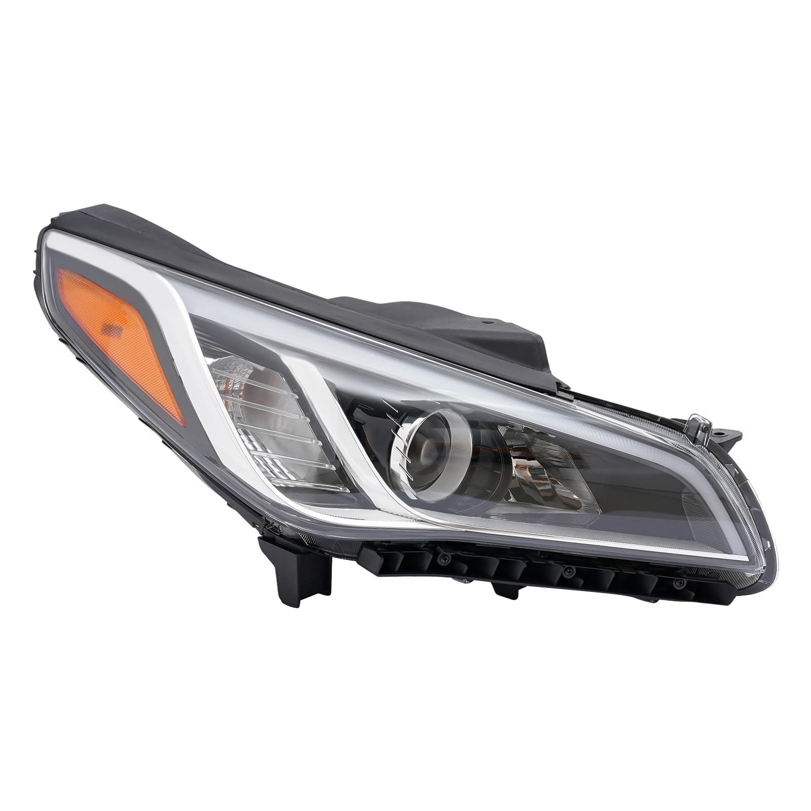Dodoam For 2015 2016 2017 Hyundai Sonata Headlight Headlamp Right Passenger Side,Direct Replacement, HY2503183