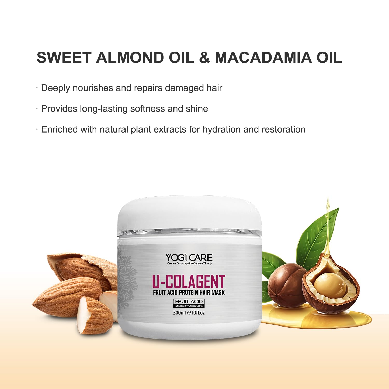 Amazon.com: YOGI CARE U-COLAGENT Fruit Acid Collagen Protein Hair
