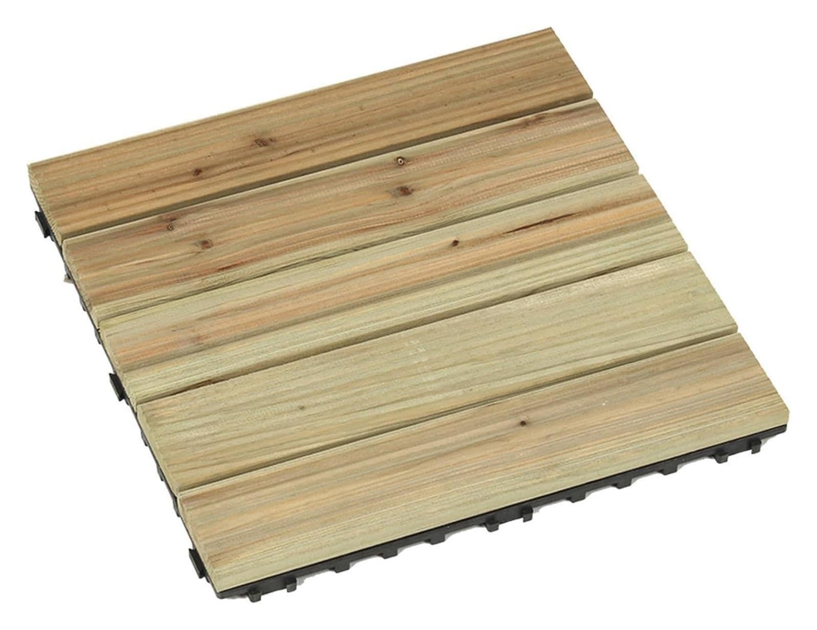 Baldosas for terraza de exterior madera acacia