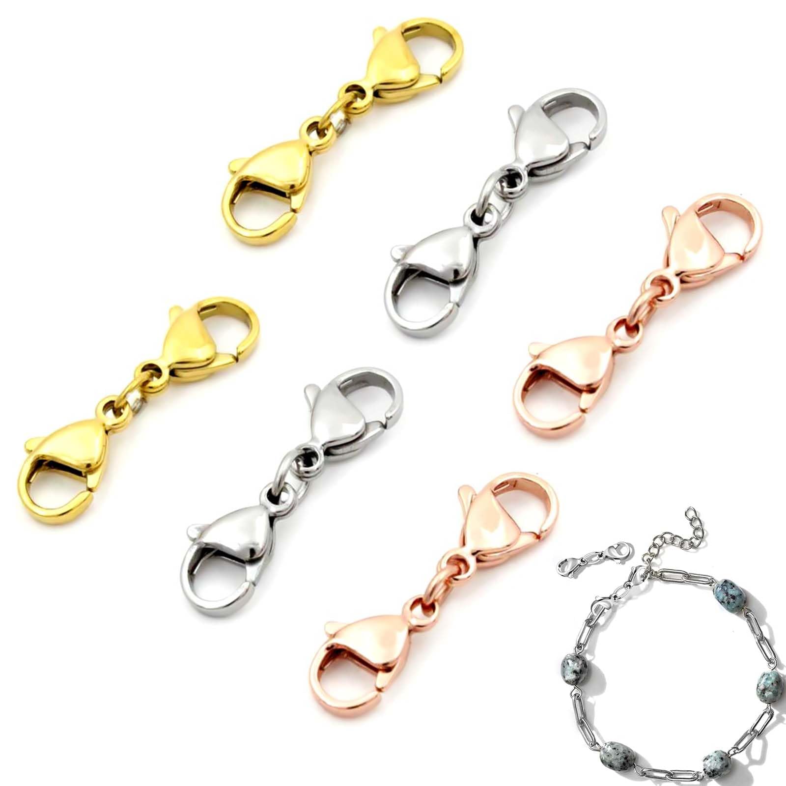 Amazon.co.jp: カニカン （6個セット）12mm ネックレス 留め具