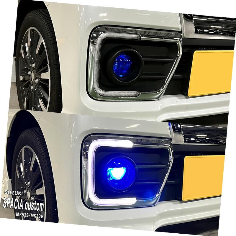 Amazon | 【松印】車種専用 フォグライトフィルム スペーシアカスタム