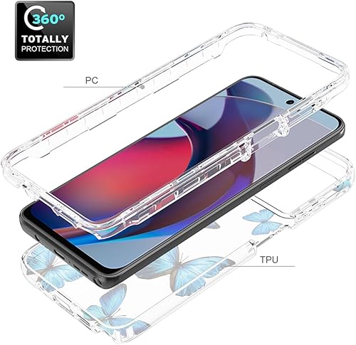 Miniatura 3 de sidande Funda para Moto G Stylus 5G 2023Motorola G Stylus 2023 5G con protector de pantalla de vidrio templado, funda protectora de cuerpo completo