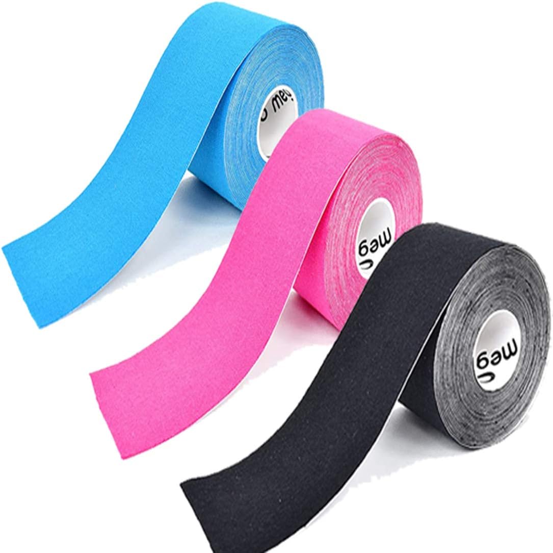 Kinesiology Precut, Elastic Therapeutic Sports Tapes for Knee Shoulder and Elbow, 5m Roll