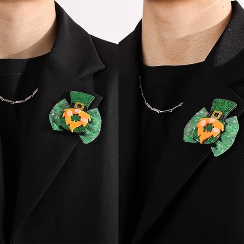 Miniatura 5 de Blindery Horquillas para el día de San Patricio, horquillas de trébol, accesorios para el cabello irlandeses, accesorios para el cabello de trébol,