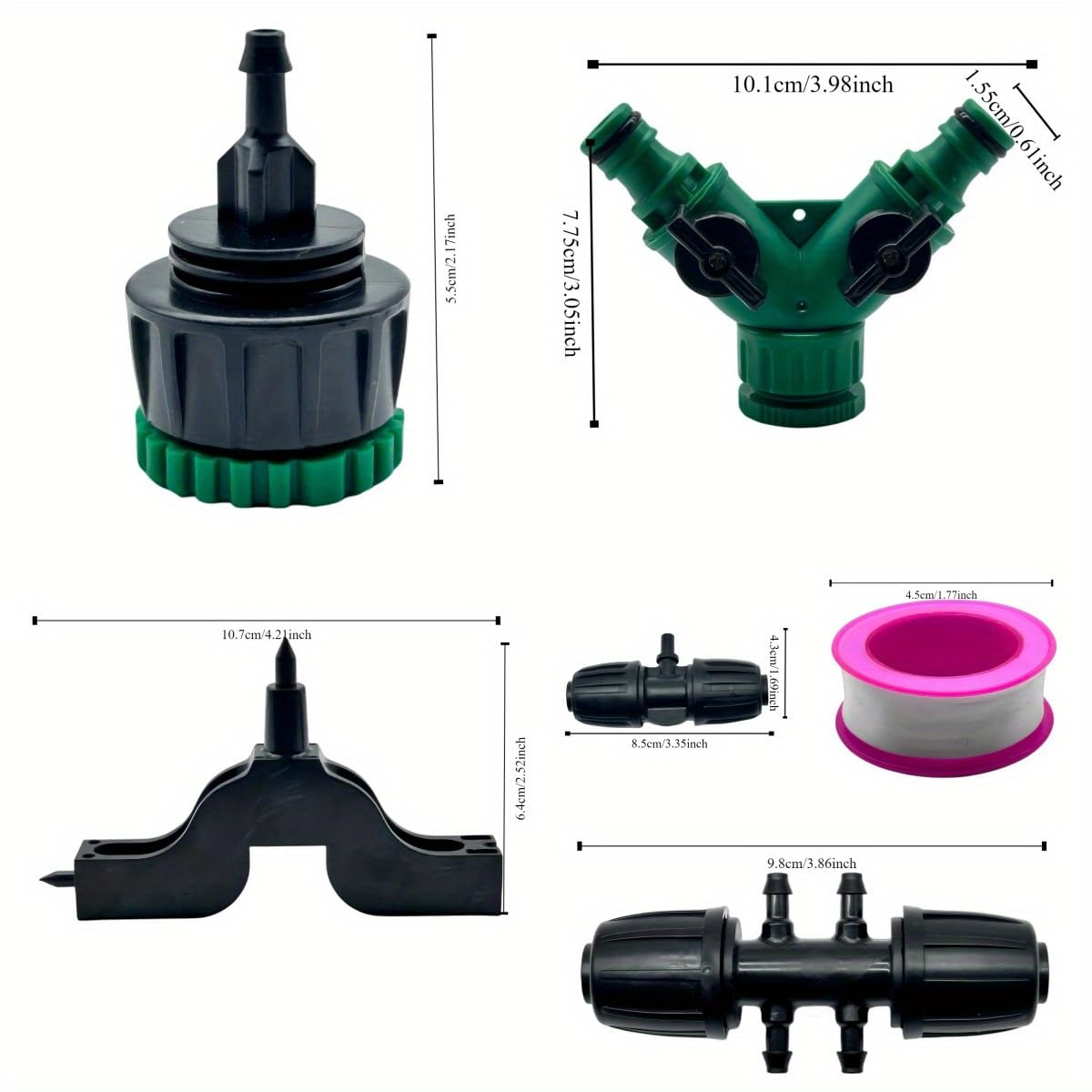 Kit di irrigazione a goccia per giardino, serra, patio, prato, aiuole da 20 m