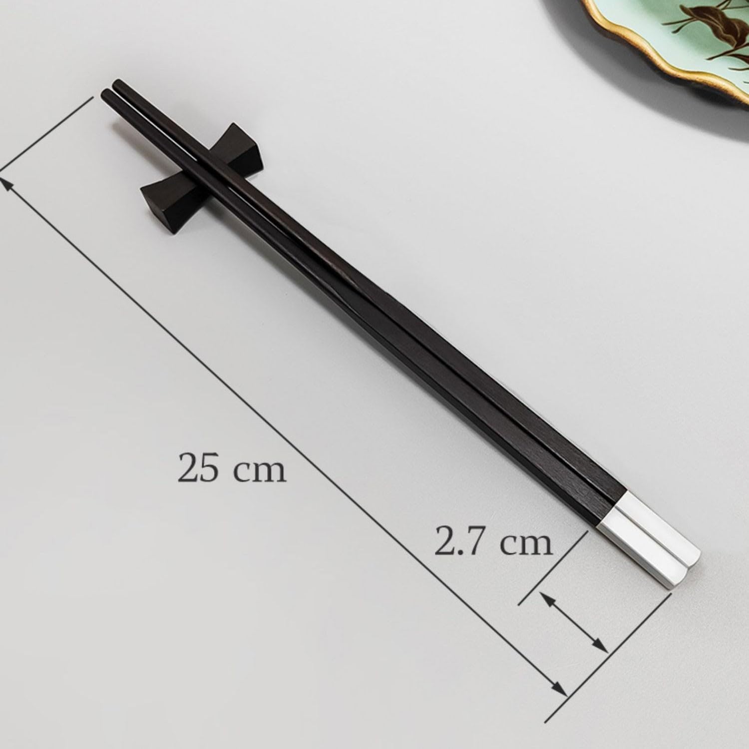 Palillos, Palillos chinos, 2 pares de palillos alta gama, estuche regalo, antideslizantes for el hogar
