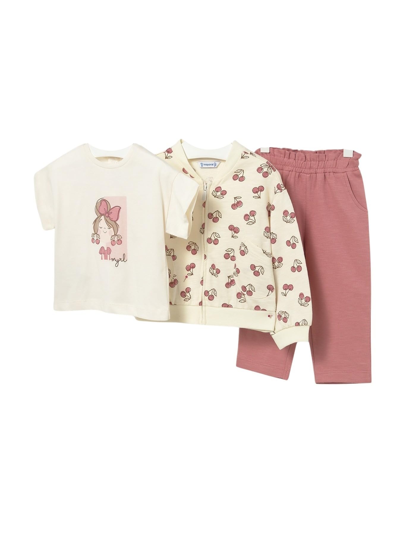 Mayoral Tuta 3 pezzi per Bimba Blush
