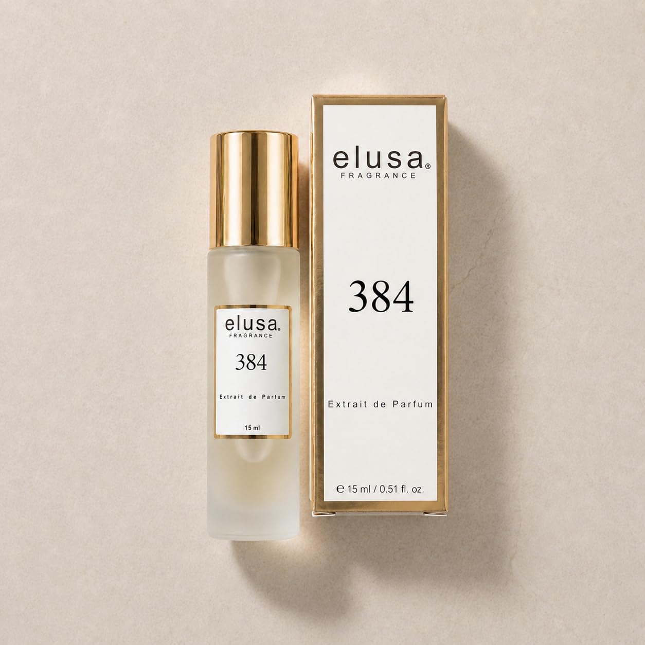 Elusa Fragrance 384 Extrait de Parfum 15ml – Unisex Parfum Damen Herren – Orientalisch Holziger Duft mit Oud, Vanille & Lavendel – Süß, Würzig & Langanhaltend