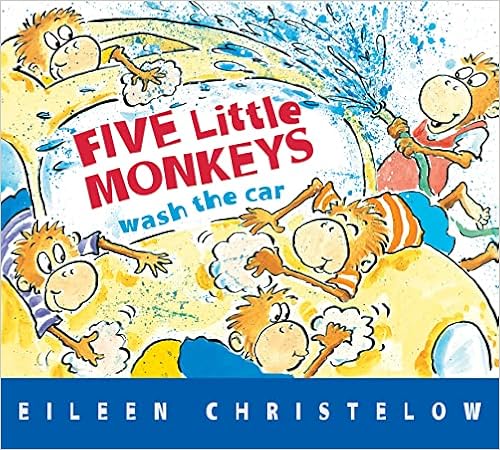 Five Little Monkeys Wash the Car (A Five Little Monkeys Story) book cover