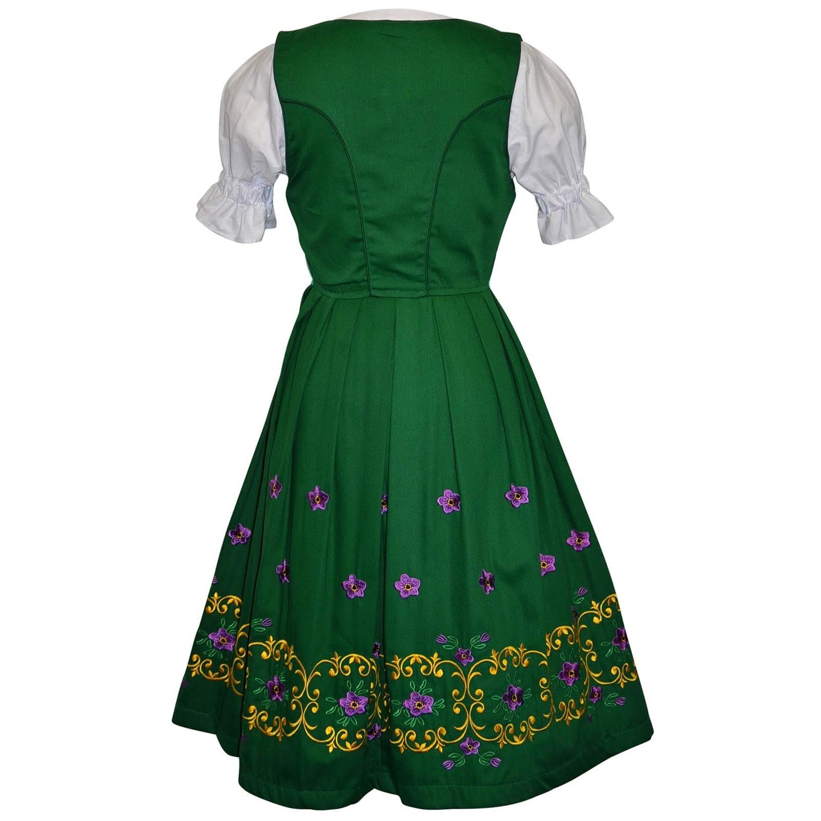 Generisch Neuheiten 2026 Traditionelles Biermädchenkleid fürs Oktoberfest – Elegantes Ensemble mit Schnürmieder, Blumenschürze mehr