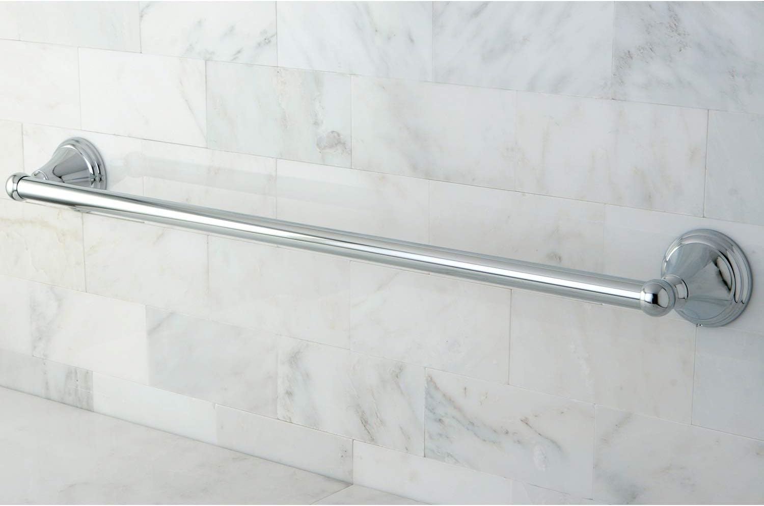 Kingston Brass BA2971C Governor -Towel Bar, 24" Length, Polished Chrome