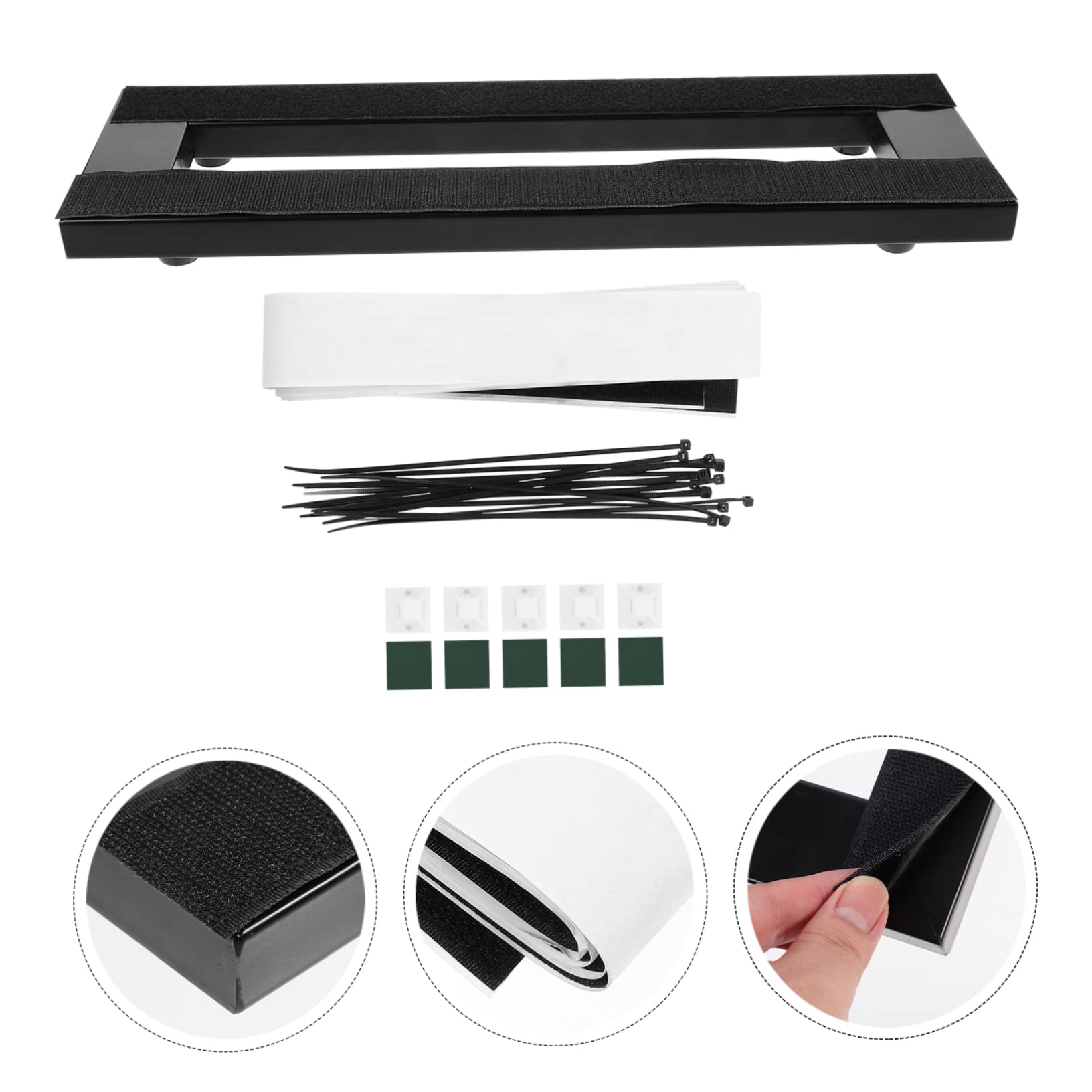 BESPORTBLE 1Set Electric Guitar Effect Bracket Durable Fixing Holder for Pedalboard for Stage Performance Practice Lightweight Design for Easy Setup