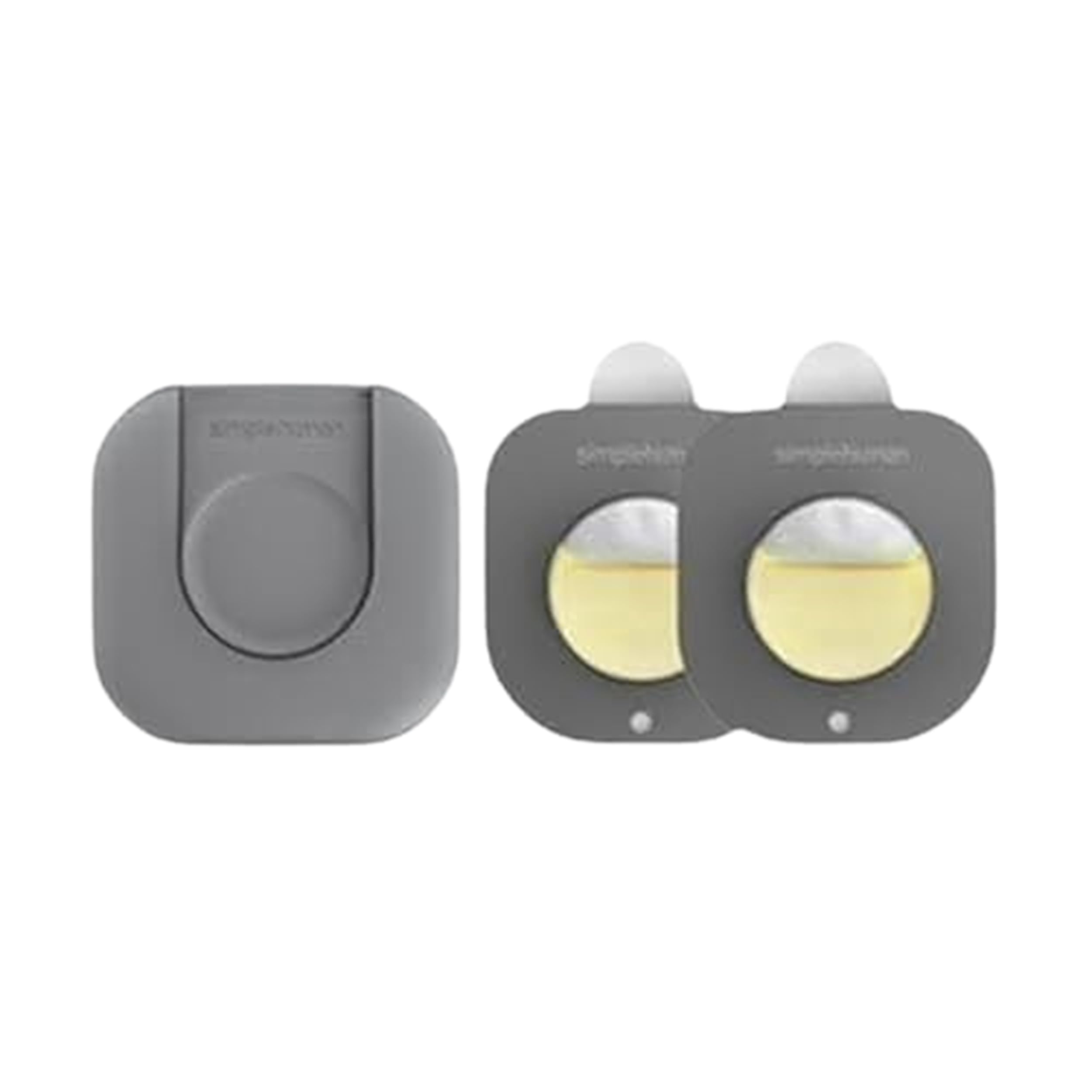 simplehuman Odorsorb Pod Starter Pack, Holder with 2 Refill Pods, Bin Odour Eliminator Neutraliser Freshener, Natural Ingredients, Plant-Based Natural Oils, No Harsh Chemicals