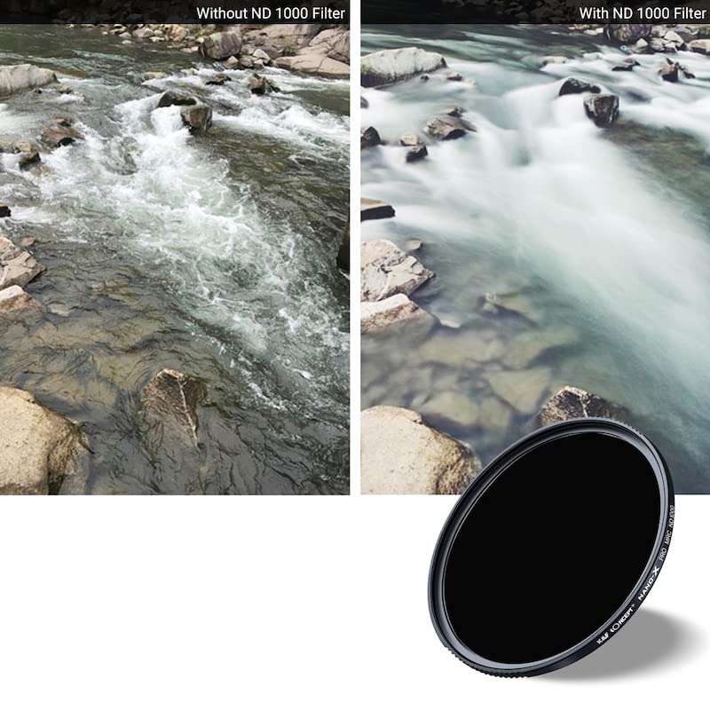 【中古】 K&F Concept NANO-X NDフィルター 52mm ND1000 (10絞り分減光) ドイツSCHOTTガラス MRCナノコーティング Amazon | K&F Concept NANO-X NDフィルター 52mm ND1000(10絞り分減光