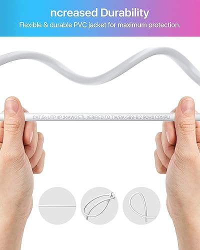 Miniatura 8 de ZOSI ZG2615P Cámara IP PoE de 5MP con visión nocturna y cable Ethernet RJ45 de 100 pies, solo funciona PoE NVR (Modelo ZR16DK, ZR08EN, ZR08DN,