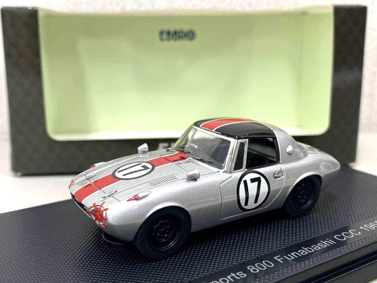 Amazon | EBBRO エブロ 1/43 TOYOTA SPORT 800 FUNABASHI CCC 1965 No 