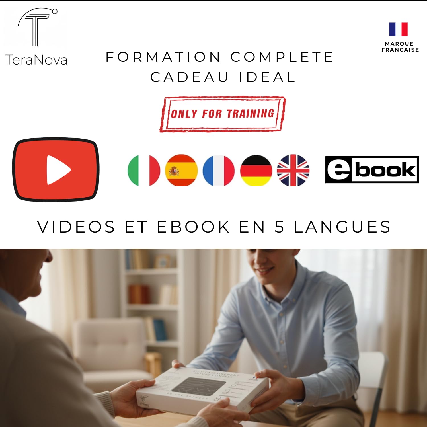 Kit entraînement suture geste technique étudiant, kit pédagogique, kit d’entraînement complet avec 6 outils et 24 fils, simulateur réutilisable, cours vidéo et eBook inclus
