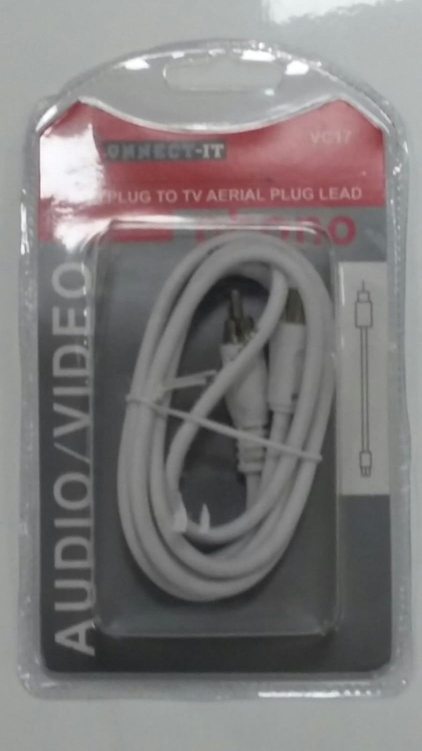 CONNECTIT RCA Plug to TV Aerial Plug Lead 1.5M Amazon.co.uk Electronics & Photo