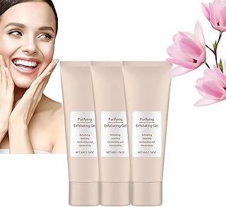 GeRRiT Gel Exfoliante a Base de Hierbas iluminador, Gel Exfoliante purificador, Exfoliante Facial de Limpieza Profunda Adecuado para Toda la Piel