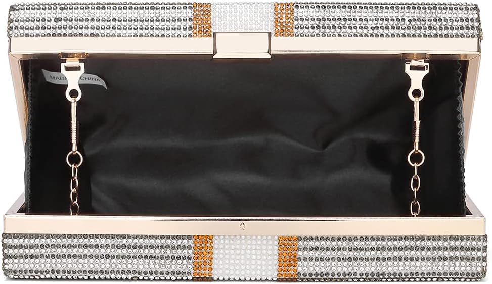 Covelin Dollar Clutch Purse for Women from, Rhinestone Evening Handbag Money Bag