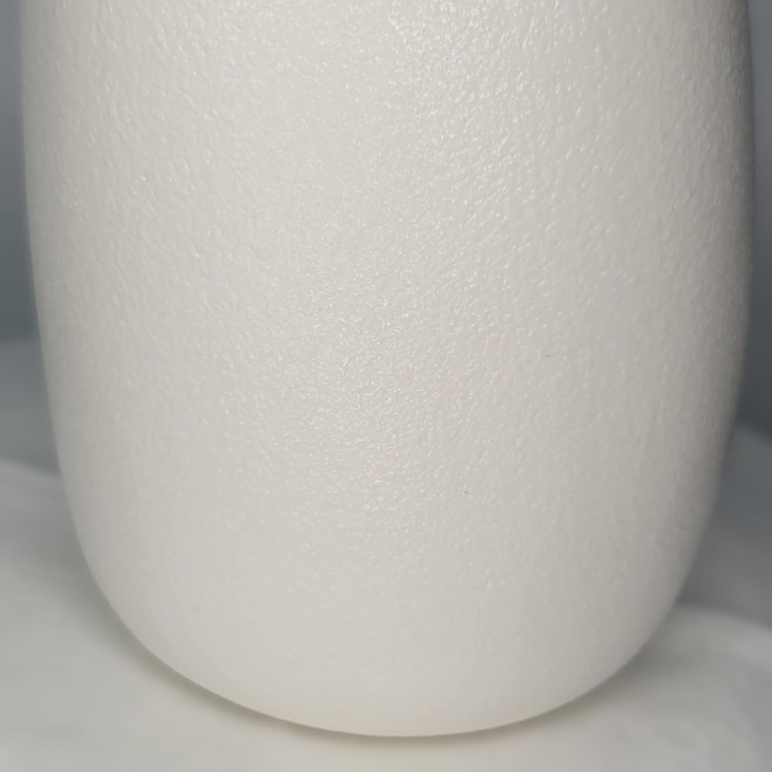 White Ceramic Vase for Home Decor - Modern Minimalist Decorative Flower Vase for Pampas Grass, Dried Flowers - Boho Farmhouse Table Centerpiece for Living Room, Mantel, Entryway