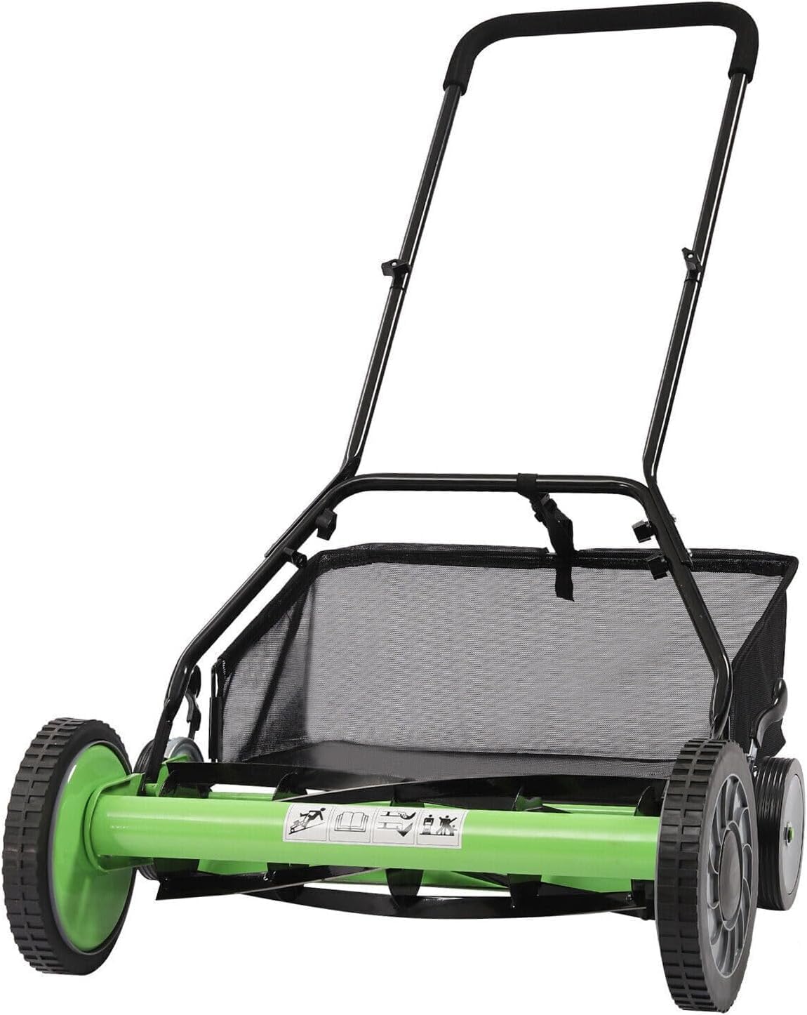 Hand Push Lawnmower Manual Lawn Mower With 40cm Cutting Width