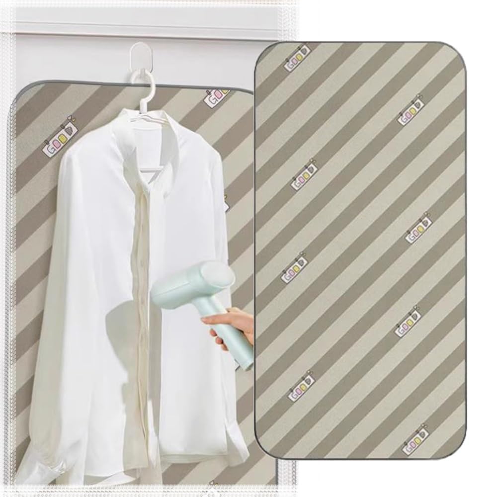 Estera/Almohadilla para Planchar En Casa, Tabla De Vapor Plegable, Manta para Planchar con Guantes para Vaporizador Y Soporte para Plancha De Silicona, Fundas para Tabla De Planchar Portátiles