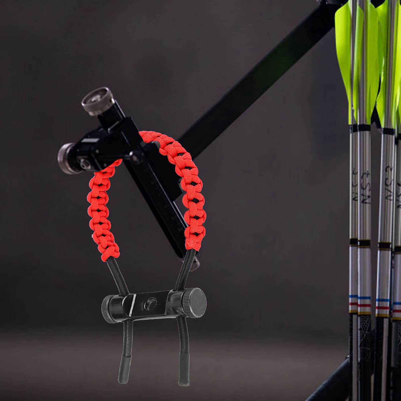 High Strength Archery Wrist Sling Polyester Braided Strap Cord Comfortable Grip Adjustable Size for Compound Bows Men and Women