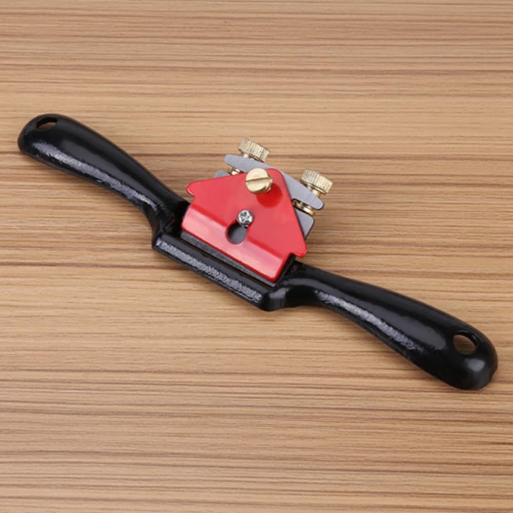 Spoke Shave Draw Knife with Blades and Flat Base,Alloy Steel Woodworking Tools for Debarking,Wood Carving,Shaping,Log Processing & Fine Wood Craft