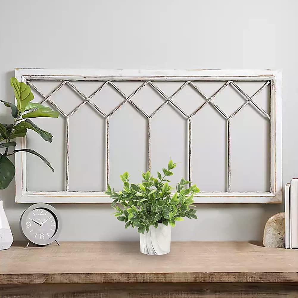 Hollyone Faux Plants Indoor Artificial Mini Potted Plants Plastic Green Plant Small Fake Plants Eucalyptus Decor in Pots for Home Table Room Bathroom Decor - Image 9