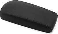 Ezzy Auto Premium Black Leather Center Console Armrest Lid Cover for 2013-2018 Nissan Altima - Perfect Fit Replacement