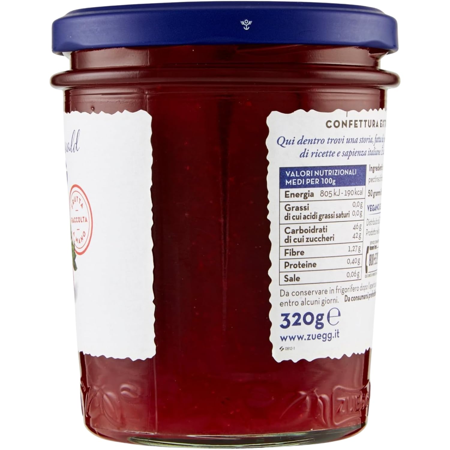 Confettura Extra di Fragole 320 g – Marmellata alla Frutta Dolce e Naturale Ideale per Colazione e Dolci – Variazioni 4/6/8/10 Pezzi (12 pezzi)