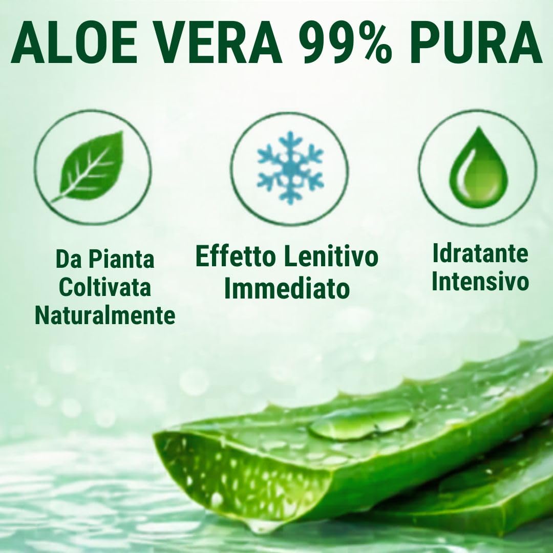 Aloe Vera Pure, Organic, Soothing Gel for Irritated Skin For Face, Body &  Hair Coadjuvant Moisturizing, Refreshing Post-Solar Burn, Post-Hair Removal  & Shaving 200ml : Amazon.com.be: Beauty