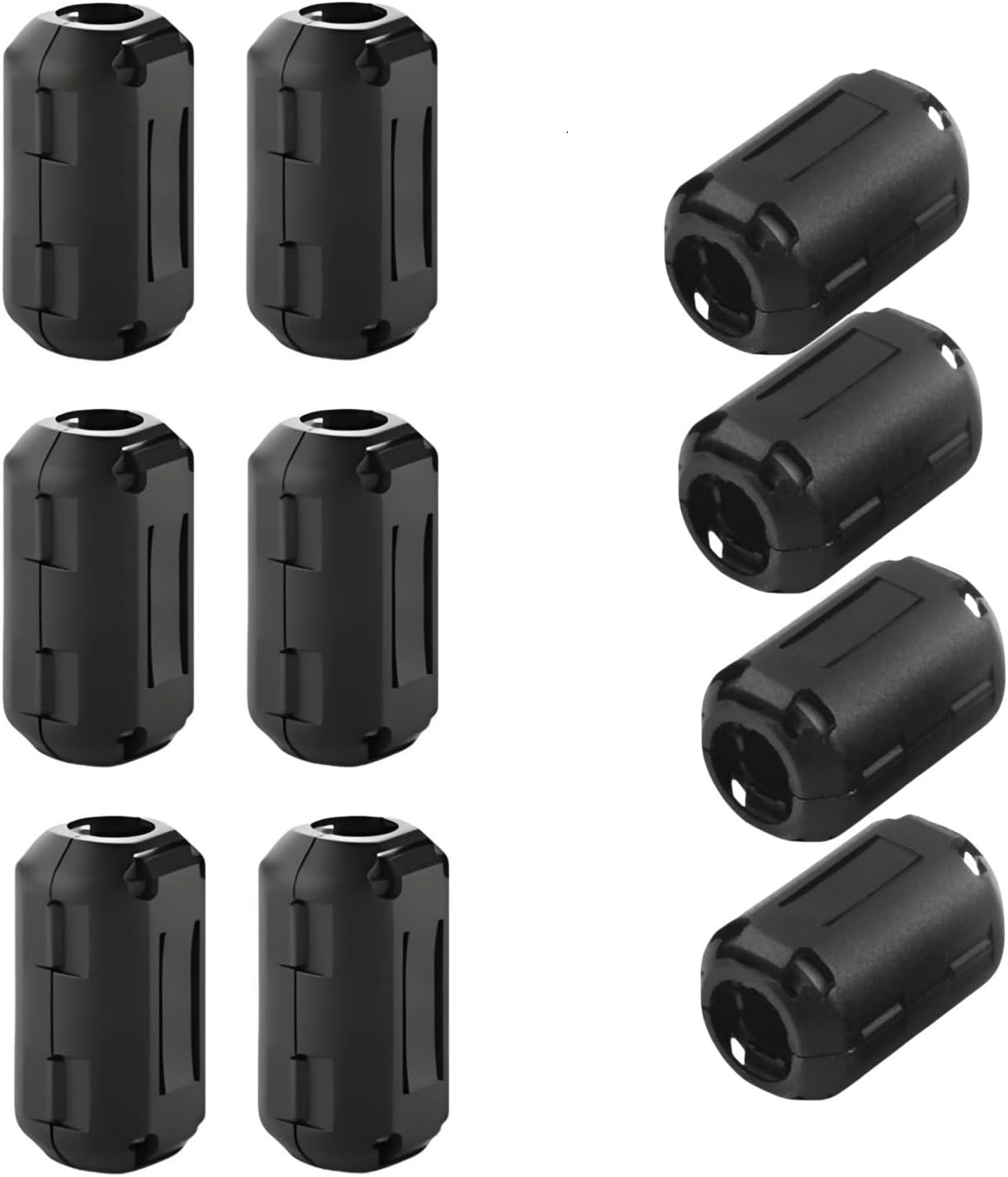 Noise Filter Cable Ring, VSKEY [10 pcs] Anti-Interference Noise Filters Ferrite Core Choke Clip for Telephones,Tvs,Speakers,Video,Radio,Audio Equipment & Appliances Power Audio (10pcs 13.0mm)