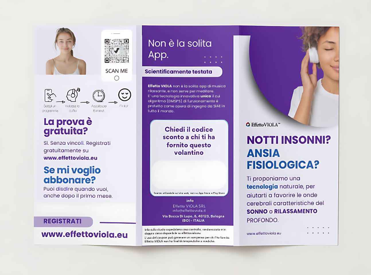 Effetto VIOLA brochure per affiliati
