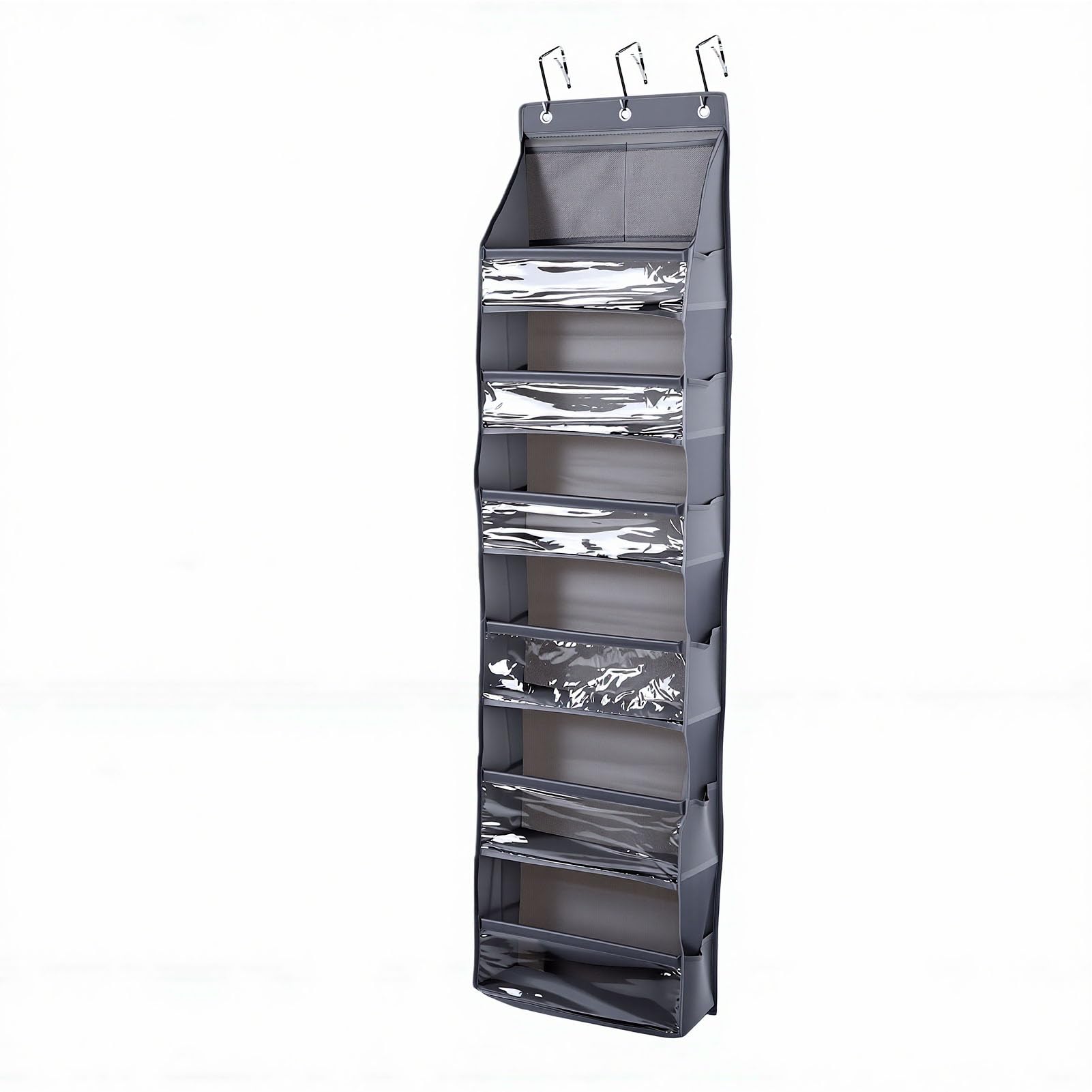 Rangement suspendu derrière la porte pour organiser la chambre et salle de bain