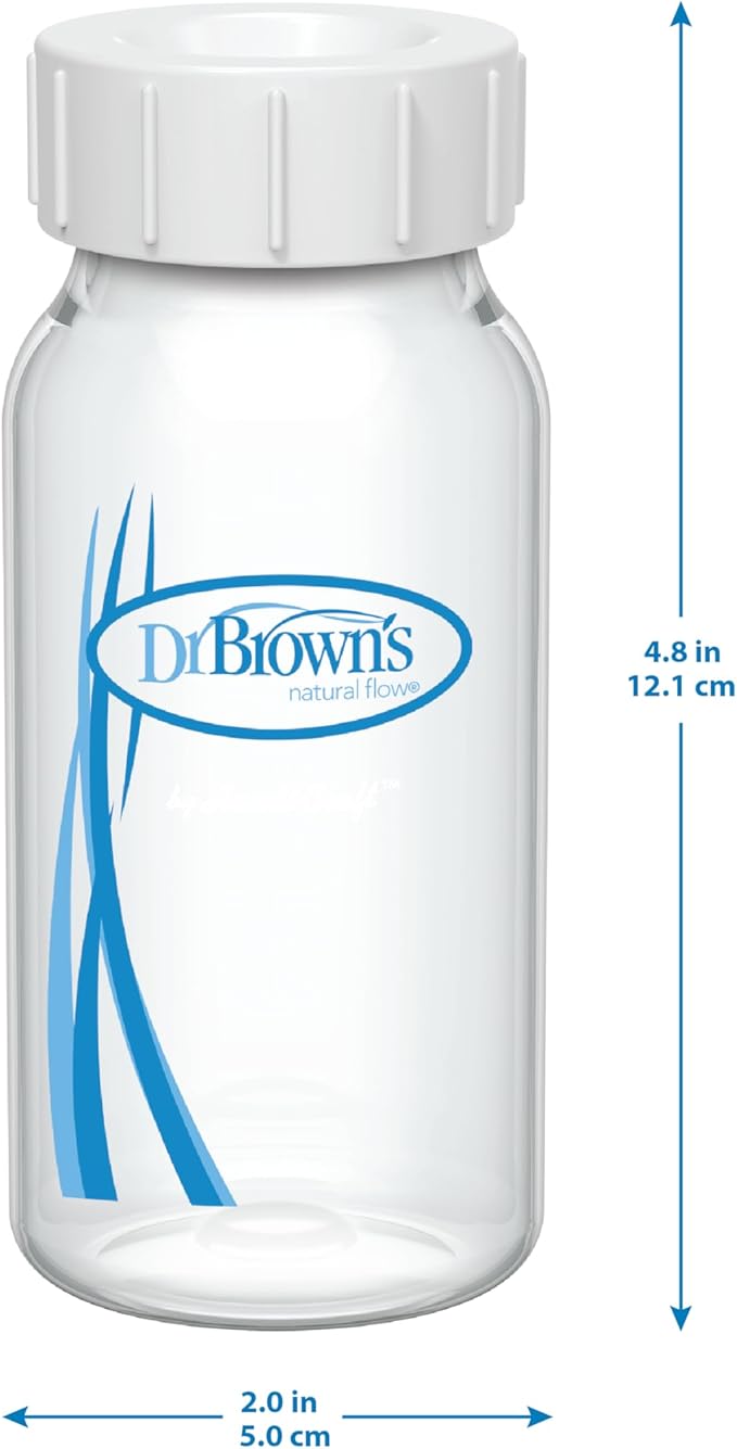 Dr. Brown's Breastmilk Storage and Collection Bottles - 4 Oz (Pack of 4)