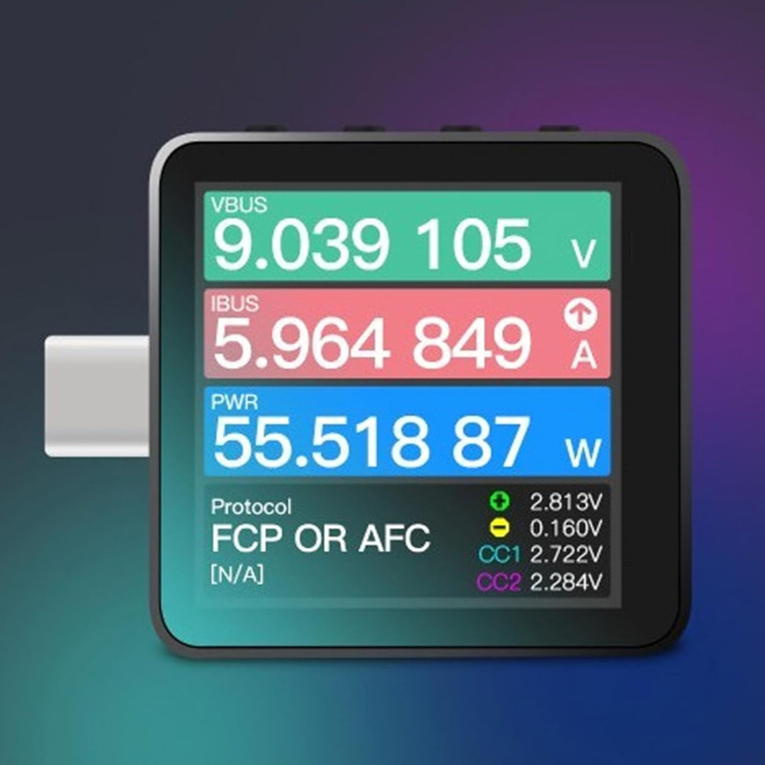 Voltage Current Measurement PD USB & Tester Easily Monitors Charging Data Improve Efficiency PD USB Tester