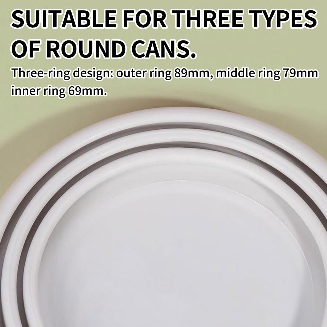 Coperchi Per Lattine Cibo Cane/Gatto - 2 Pezzi Con Misurini, In Silicone Alimentare - Foto 13