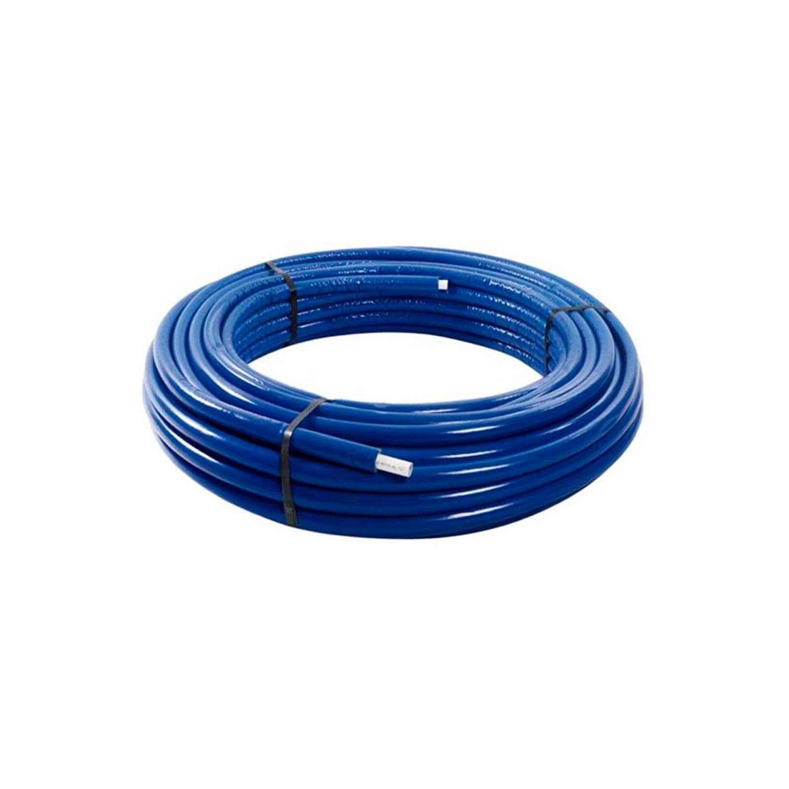 Tubo multicapa aislado revestido pert al pert 50 m azul (20 x 2)