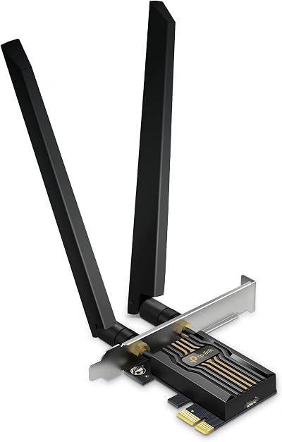 TP-Link WiFi 7 BE9300 PCIe WiFi Card for PC Archer TBE552E| Tri-Band Network Card | Bluetooth 5.4 | High-Gain Antenna | MLO, WPA3| Supports AMD/Intel Motherboard| Not Compatible with Windows 10/Linux, BE9300, WiFi7