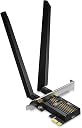 TP-Link WiFi 7 BE9300 PCIe WiFi Card Archer TBE552E| Tri-Band Network Card for Desktop PC| Bluetooth 5.4 | High-Gain Antenna | MLO, WPA3| Supports AMD/Intel Motherboard| Not Compatible w/Windows 10